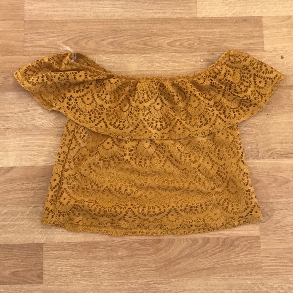 Lace Off The Shoulder Top